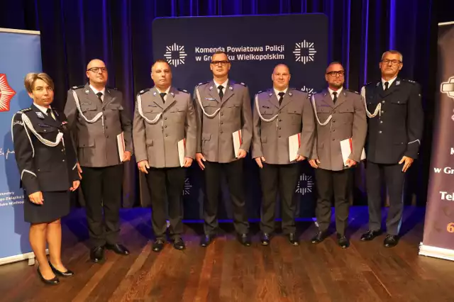 Święto Policji w Grodzisku Wielkopolskim. Wręczono odznaczenia i awanse zawodowe