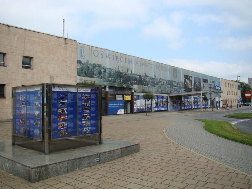 Obecny dworzec PKP w Oświęcimiu