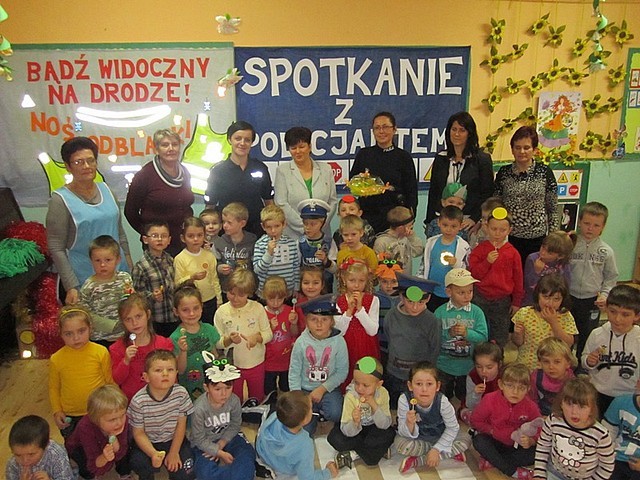 Policjantki z Brzozowa odwiedziły przedszkolaków