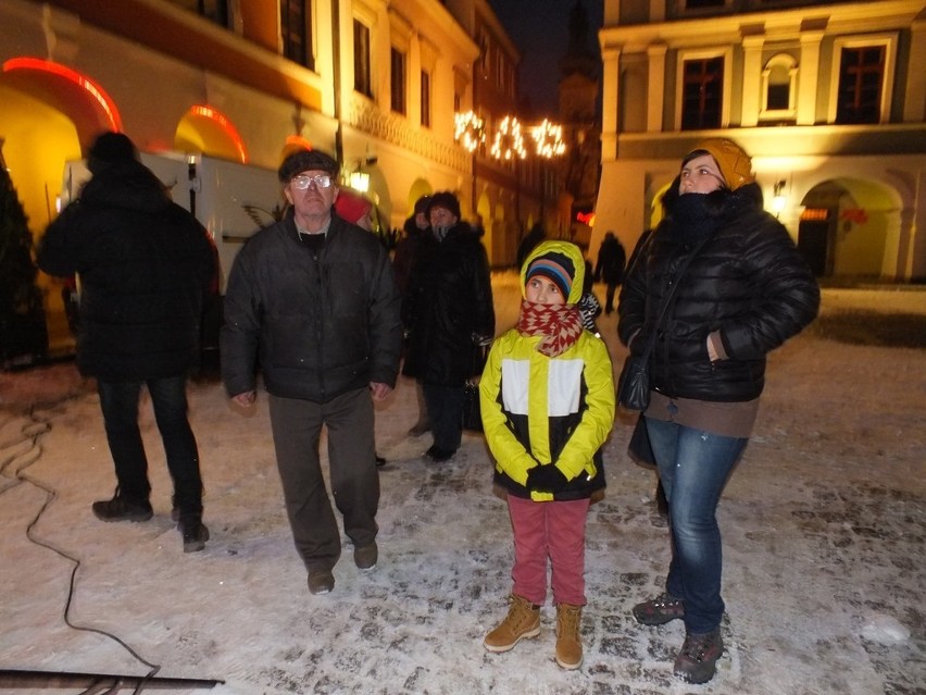 Mikołaj na Rynku Wielkim w Zamościu