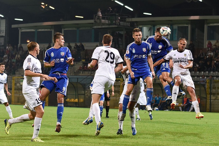 Miedź Legnica - Arka Gdynia 4:4.   Fot. Piotr Florek