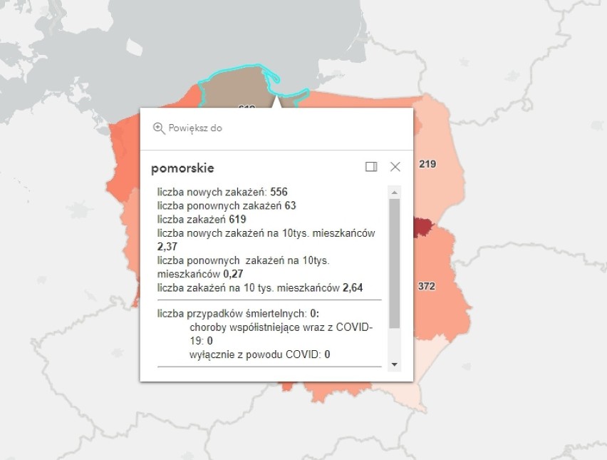 Pandemia koronawirusa - raport 21.02.2022 r.