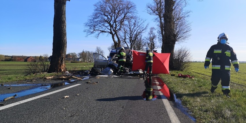 Śmiertelny wypadek w miejscowości Głogowiniec na drodze...