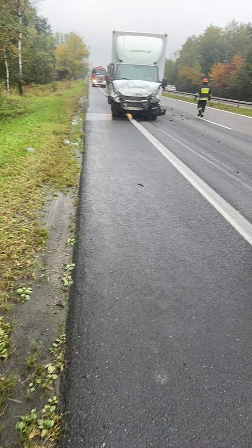 Wypadek na S1 w Dąbrowie Górniczej....