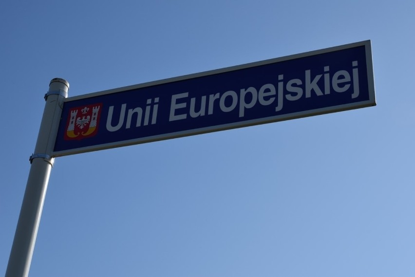 Ulica Unii Europejskiej w Inowrocławiu już jest. Zobaczcie zdjęcia