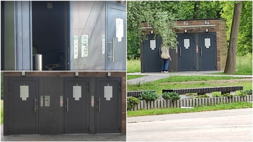 8 czerwca po południu automatyczna toaleta w Parku Piaskówka...