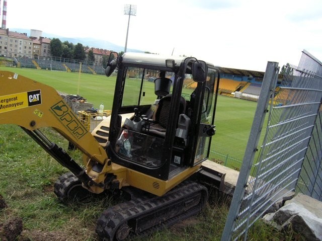 Budowa stadionu w Bielsku-Białej [ZDJĘCIA]