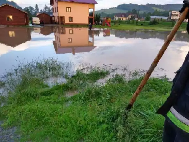 Burza jaka przeszła nad gminą w czwartek spowodowała liczne podtopienia