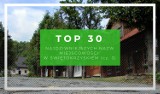 TOP 30 najdziwniejszych nazw miejscowości w Świętokrzyskiem (część 3)
