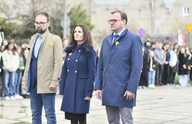 Na uroczystość przybyli prezydenci Radosław Witkowski, Katarzyna Kalinowska i Mateusz Tyczyński.