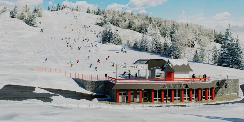 Tak ma wyglądać stacja narciarska na Galicowej Grapie w...