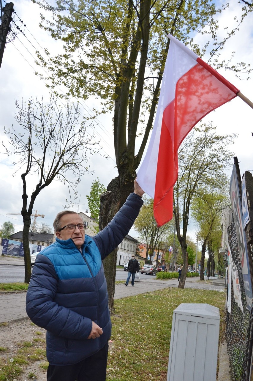 2 maja - Dzień Flagi w Piotrkowie. Zdjęcia z roku 2020