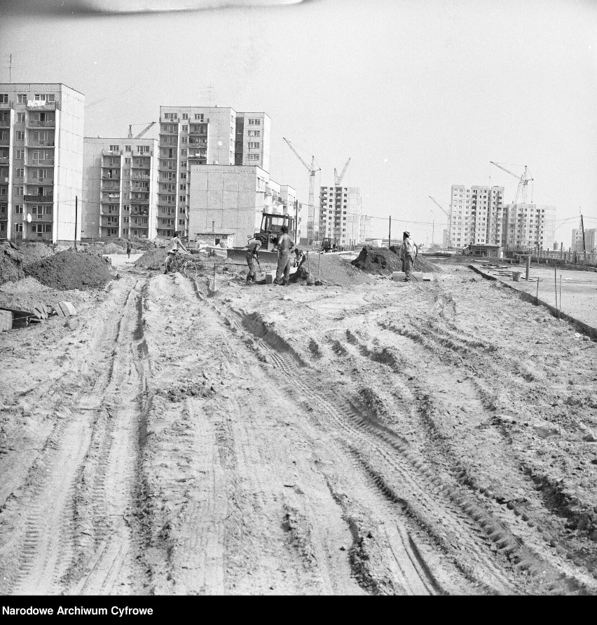 Budowa Ursynowa pod koniec lat 70. XX wieku