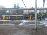 Pożar autobusu 190 w Chorzowie Starym
