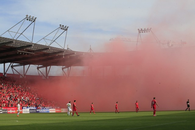 Wojewoda zamknął trybunę na mecz Widzew - Olimpia