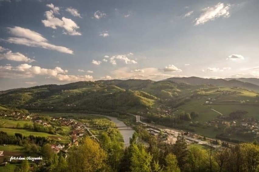 Widok na Dolinę Popradu w zamku