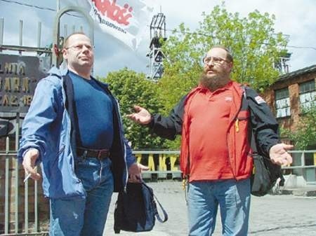 Tomasz Janicki i Jeremi Sarna z Zakładu Górniczego Bytom II nie kryją niezadowolenia z decyzji zarządu Kompanii.