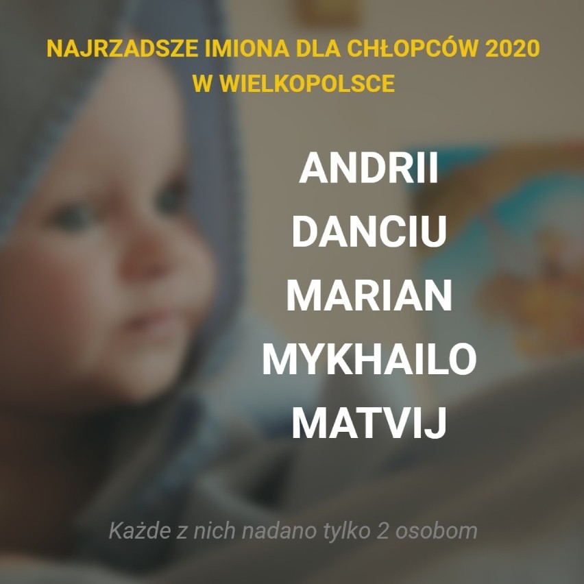 Są rodzice, którzy dla swoich dzieci wybierają imiona mniej...