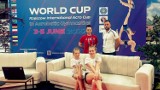 Sukces zawodniczek z dzierżoniowskiego klubu. Oliwia Moczko i Klaudia Łyczek ósme w finale zawodów akrobatyki sportowej