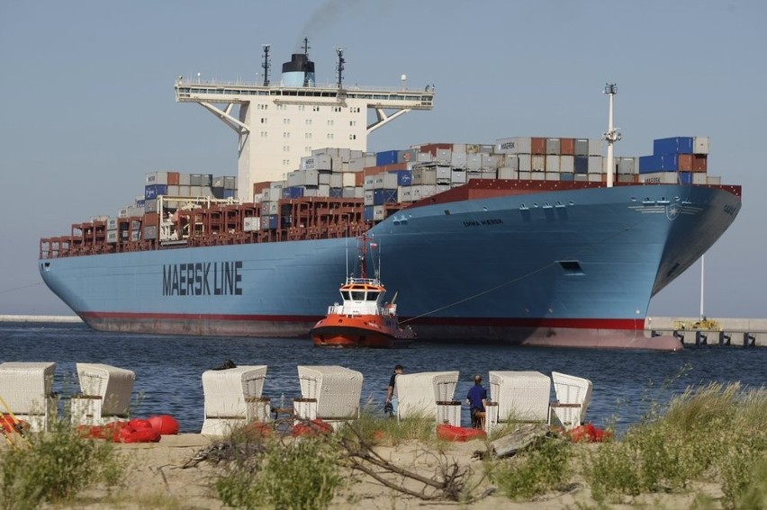 Kontenerowiec Emma Maersk jest już w Gdańsku