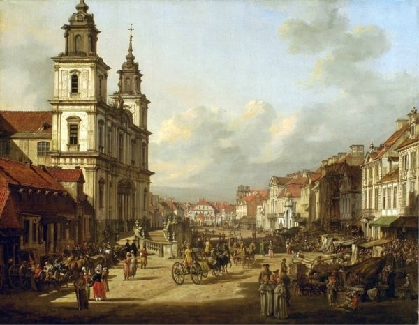 Kościół św. Krzyża w Warszawie, w którym w 1704 po raz...