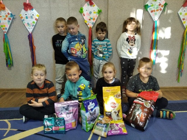 Dzieci z Publicznego Przedszkola nr 1 w Świebodzinie zaangażowały się w akcje charytatywne.