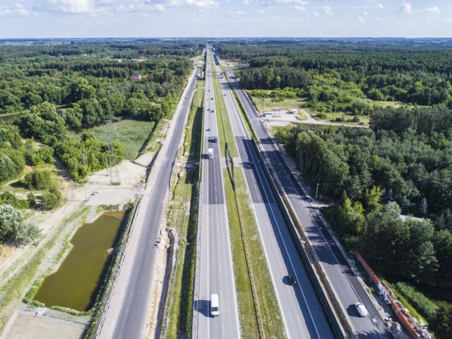 Zdjęcie z budowy odcinka C