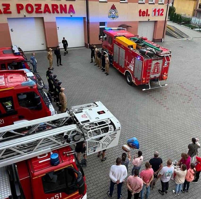 Chodziescy strażacy wrócili z misji gaszenia pożarów w Grecji. 