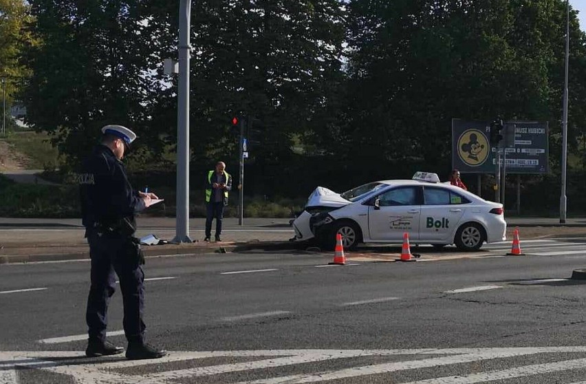 Do wypadku doszło na skrzyżowaniu ul. Wrocławskiej i...