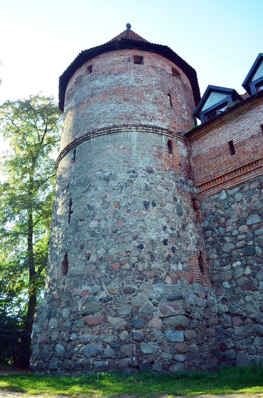 Baszta bytowskiego zamku, wrzesień 2012