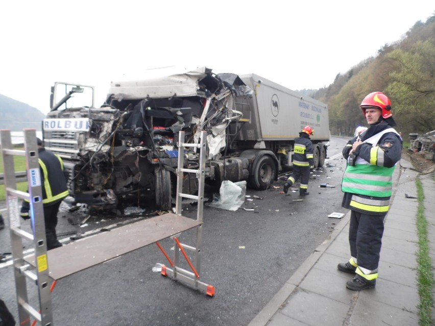 Wytrzyszczka: wypadek na DK 75. Po rannego kierowcę...