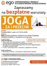 Wybierz się na darmowe zajęcia z jogi