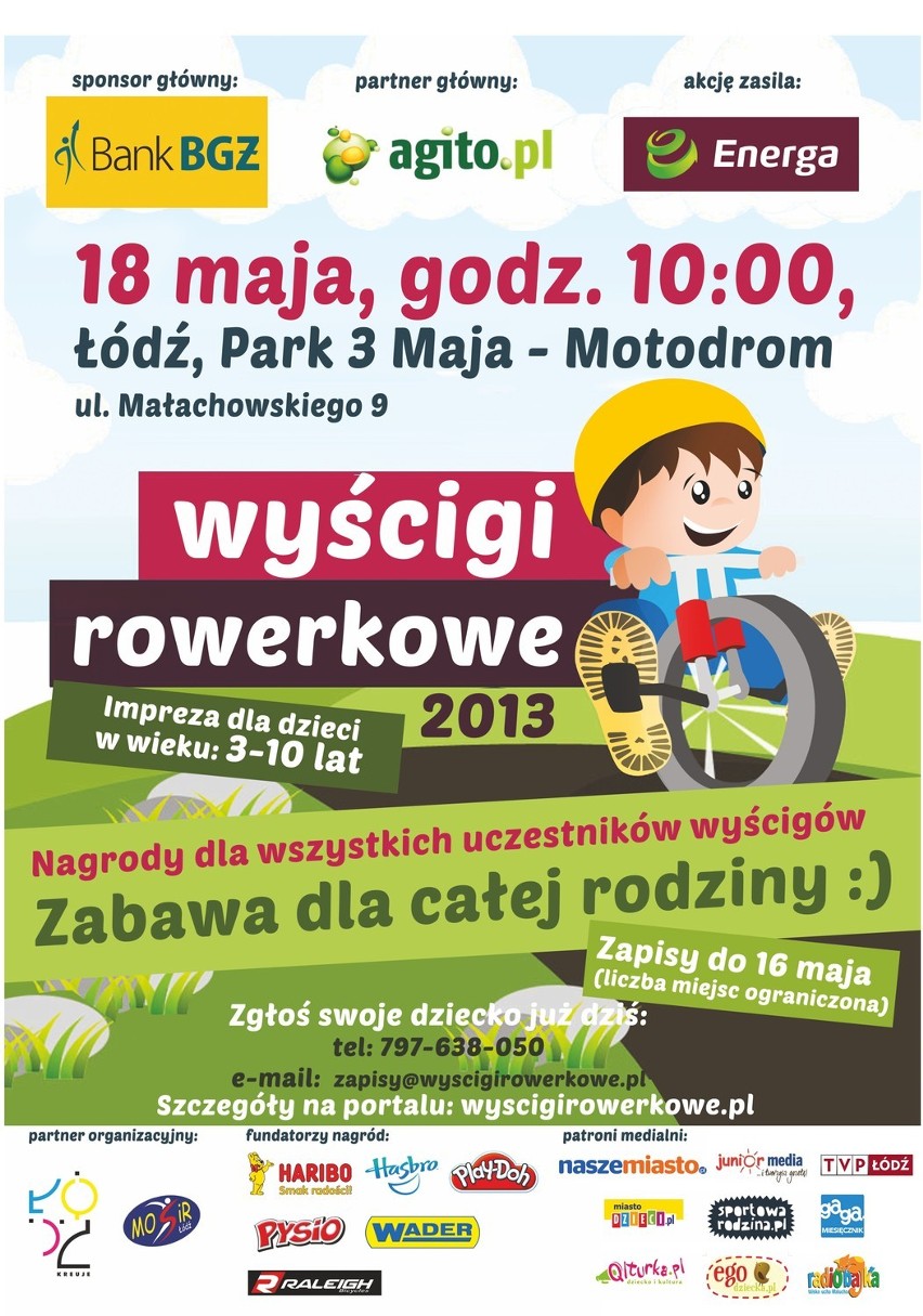 &quot;Wyścigi Rowerkowe&quot; w Łodzi!