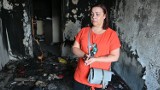 Po pożarze mieszkania w Kielcach. "Były tam moje córki. Myślałam, że je stracę" (WIDEO, zdjęcia)