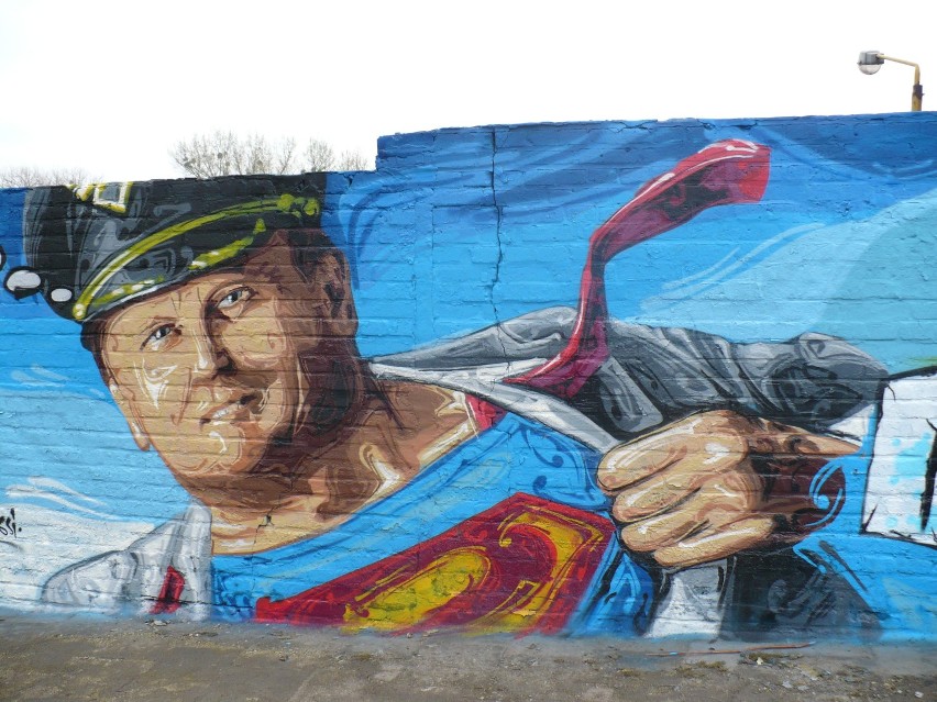 Superbohaterowie 2014 nadchodzą! Mural przy ul. Zabrzańskiej