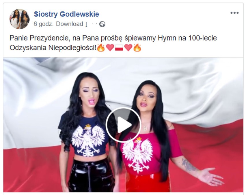 Siostry Godlewskie... "śpiewają" hymn Polski [WIDEO]. A co na to internauci?