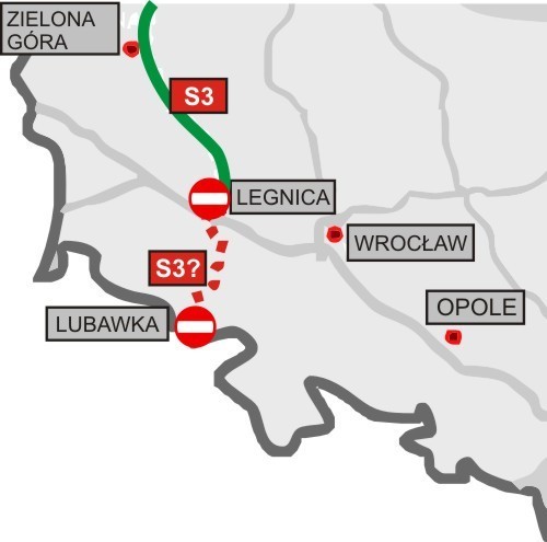 Droga S3 Legnica - Lubawka: Protest w sprawie zaniechania budowy tego odcinka zaplanowano na 15 listopada w Kamiennej Górze