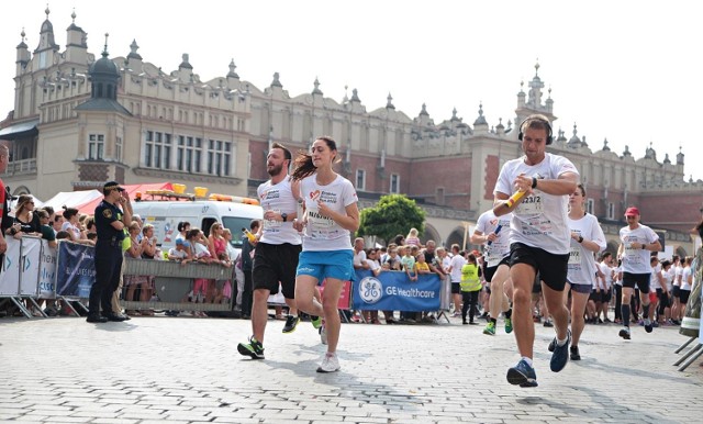 Rywalizacja podczas 7. Business Run Kraków 2018