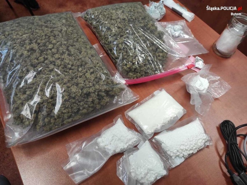 Mieszkaniec Bytomia został zatrzymany za posiadanie 2 kilogramów narkotyków