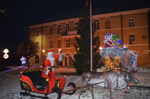 Bożonarodzeniowe iluminacje rozbłysły w sobotę w Błaszkach