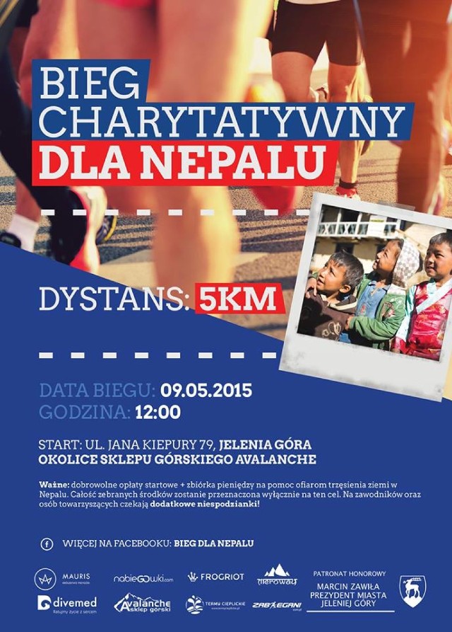 Bieg dla Nepalu - każdy może wziąć udział