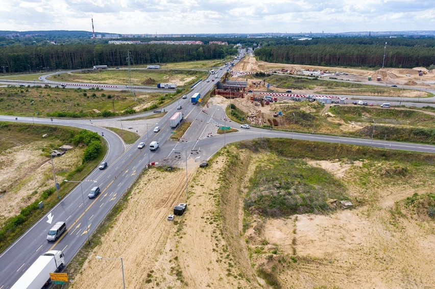 Przebudowa Węzła Kijewo z góry! Zobaczcie fotogalerię