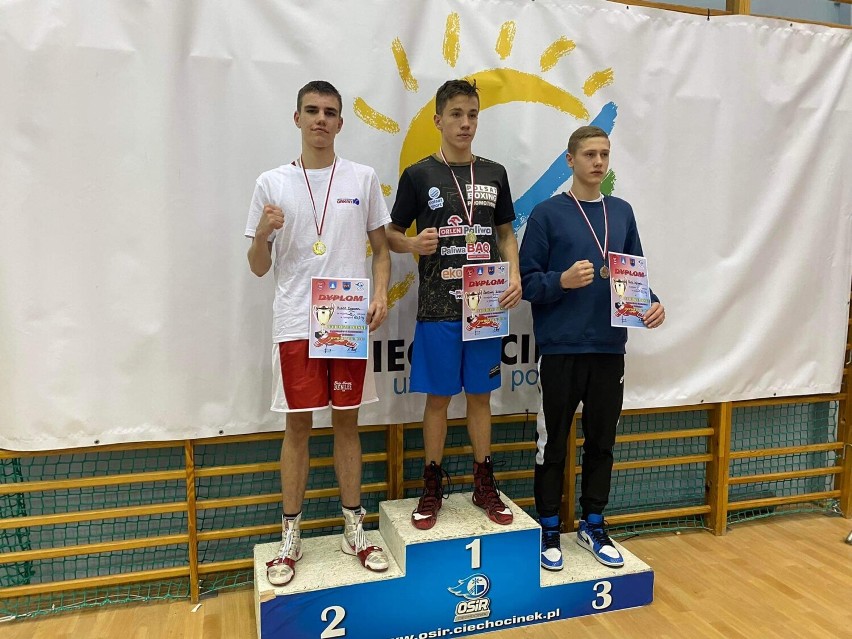 Hubert Domaros z Orkana Lębork zdobył "srebro" podczas Pucharu Polski w boksie