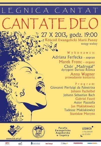 Koncert Cantate Deo w Legnicy