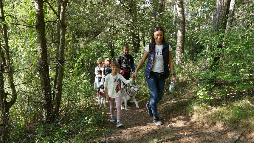 Charytatywny spacer grupy Śremskie Północniaki. Uczestnicy wsparli czworonogi ze schroniska w Gaju