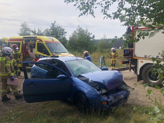 Wypadek przez skrzyżowaniem na Bukowiec!