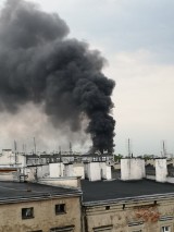Wrocław. Groźnie wyglądający pożar w centrum miasta. Zobacz zdjęcia i film