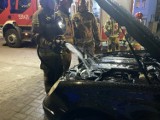 Ostróda: Szybka interwencja Strażaków ratuje Mercedesa przed pożarem