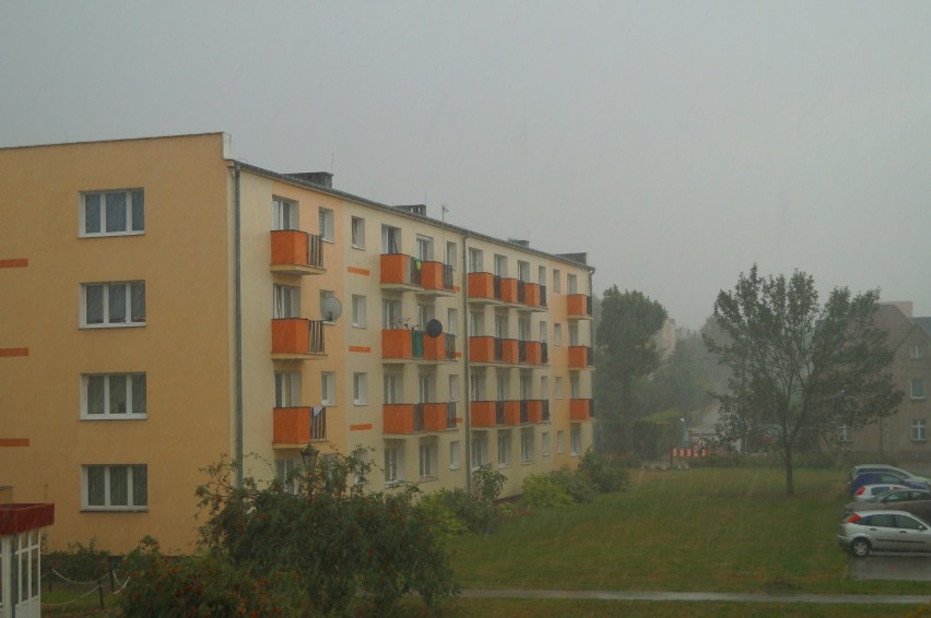 Burza nad powiatem puckim - sierpień 2014