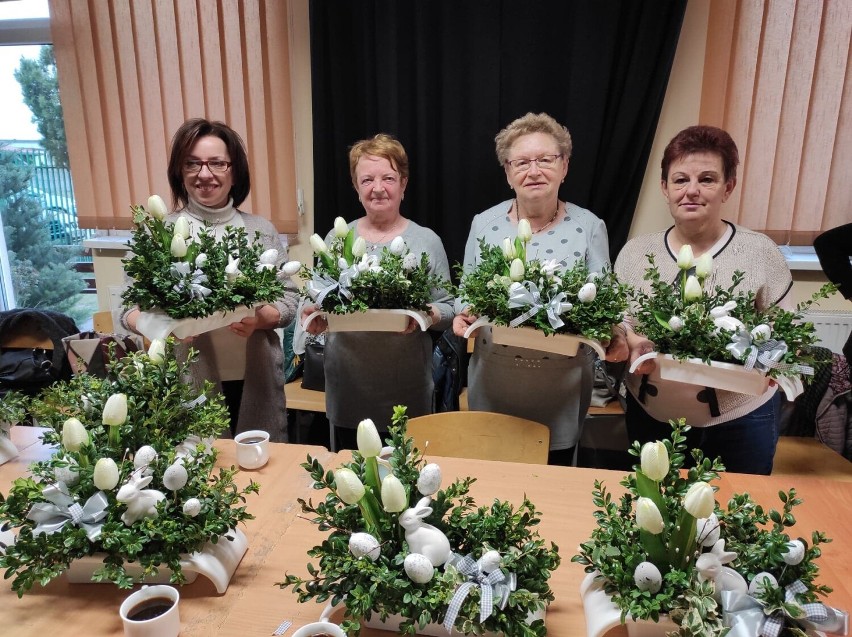Warsztaty florystyczne Koła Gospodyń Wiejskich w Słocinie 
